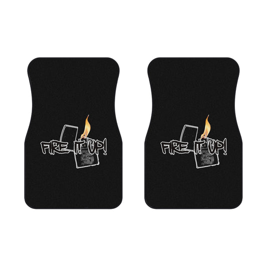 Fire It Up! Car Mats | Custom Car Accessories | Unique Floor Mats for Car Enthusiasts | Auto Decor | Gift for Him