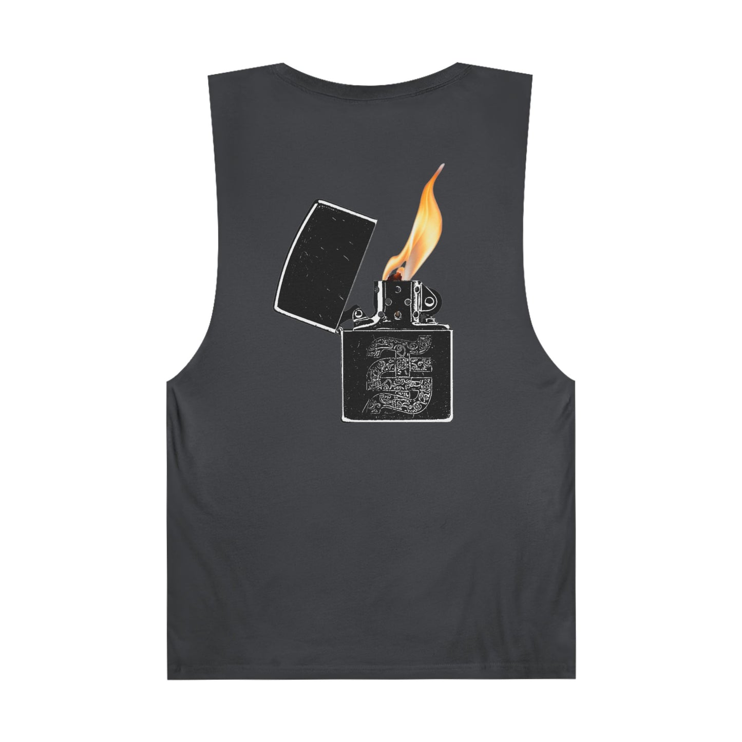 Unisex Fire It Up Tank Top, Vintage Style Muscle Tank, Summer Casual Wear, Gift for Campers, Festival Outfit, Retro Graphic Tee