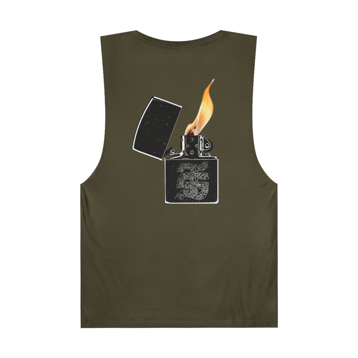 Unisex Fire It Up Tank Top, Vintage Style Muscle Tank, Summer Casual Wear, Gift for Campers, Festival Outfit, Retro Graphic Tee