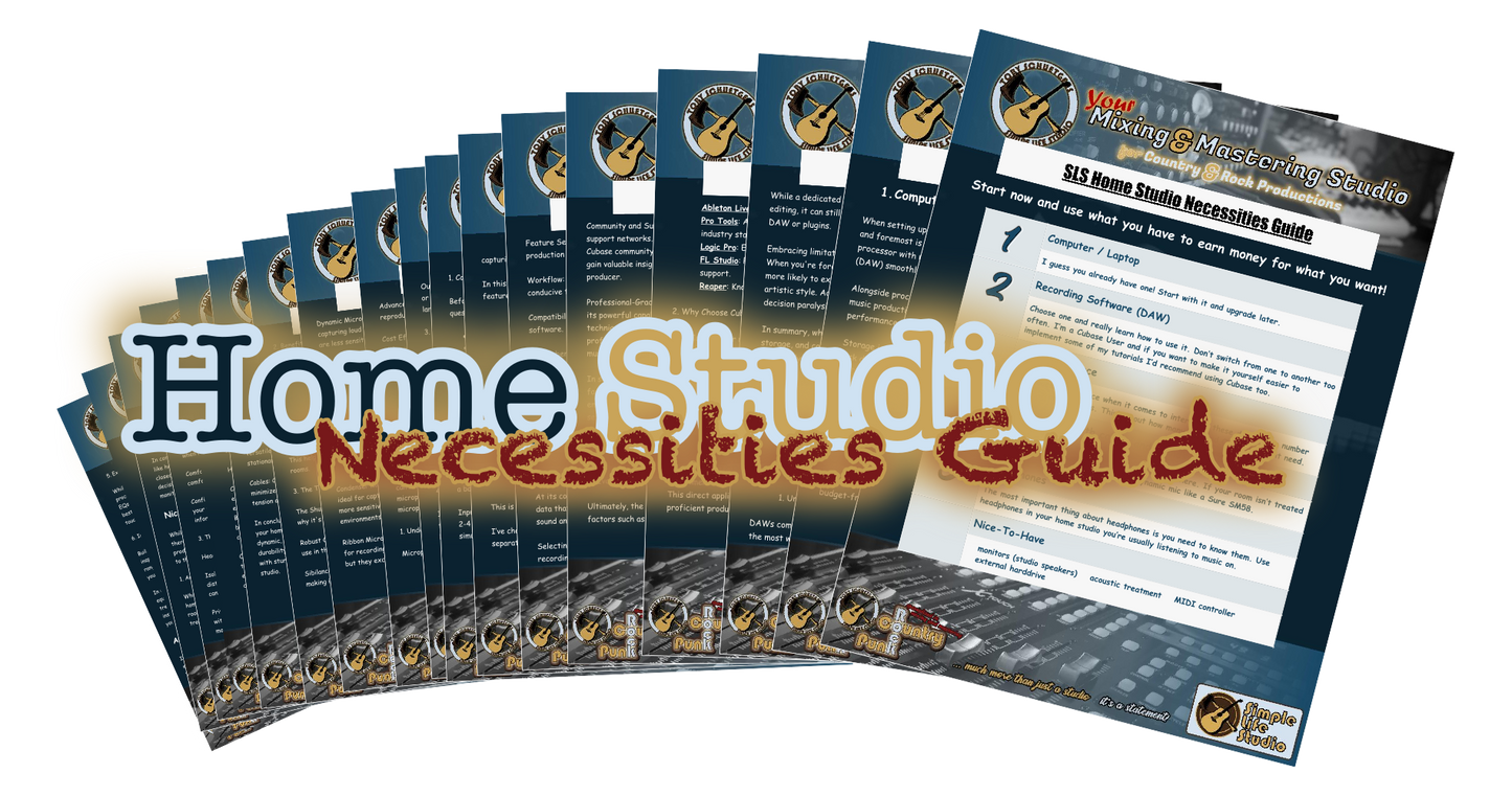 SLS Home Studio Necessities Guide