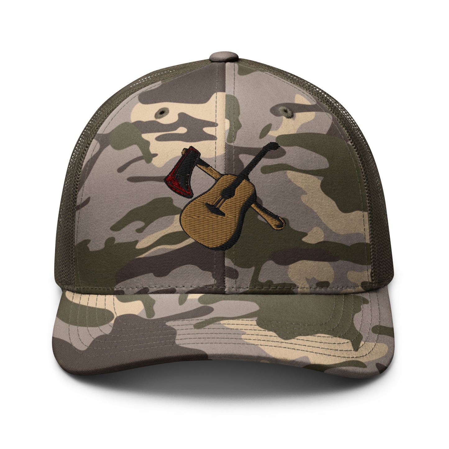 Camouflage trucker hat