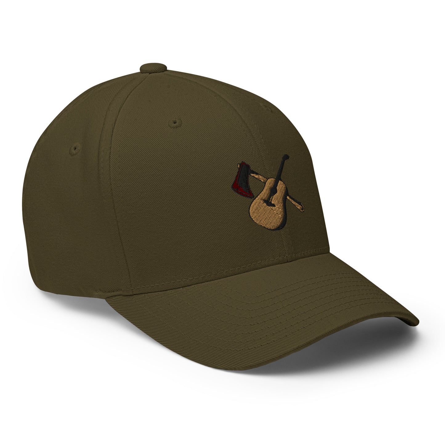 Structured Twill Cap Guitar & Axe