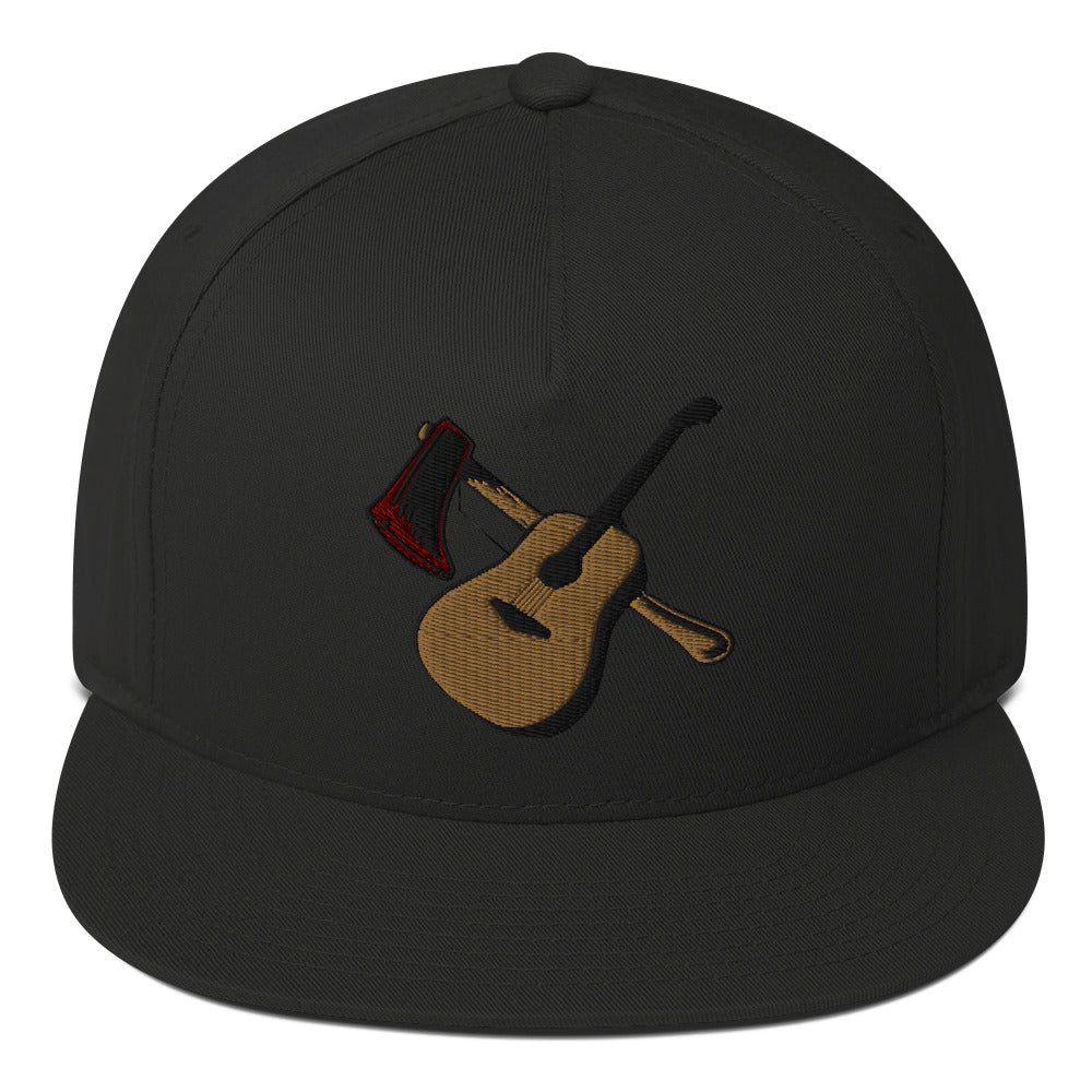 Flat Bill Cap Guitar & Axe