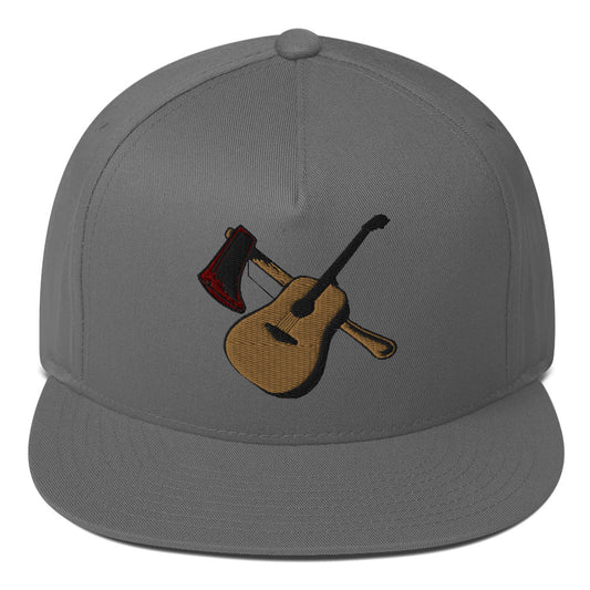 Flat Bill Cap Guitar & Axe