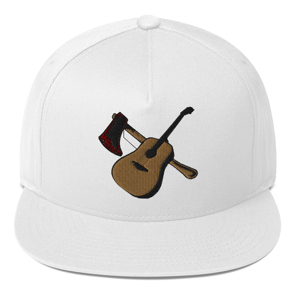 Flat Bill Cap Guitar & Axe