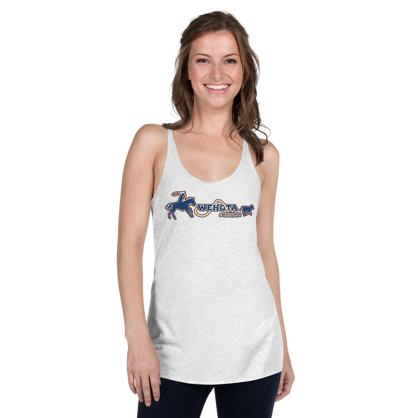 Women's Racerback Tank Wehota Roping