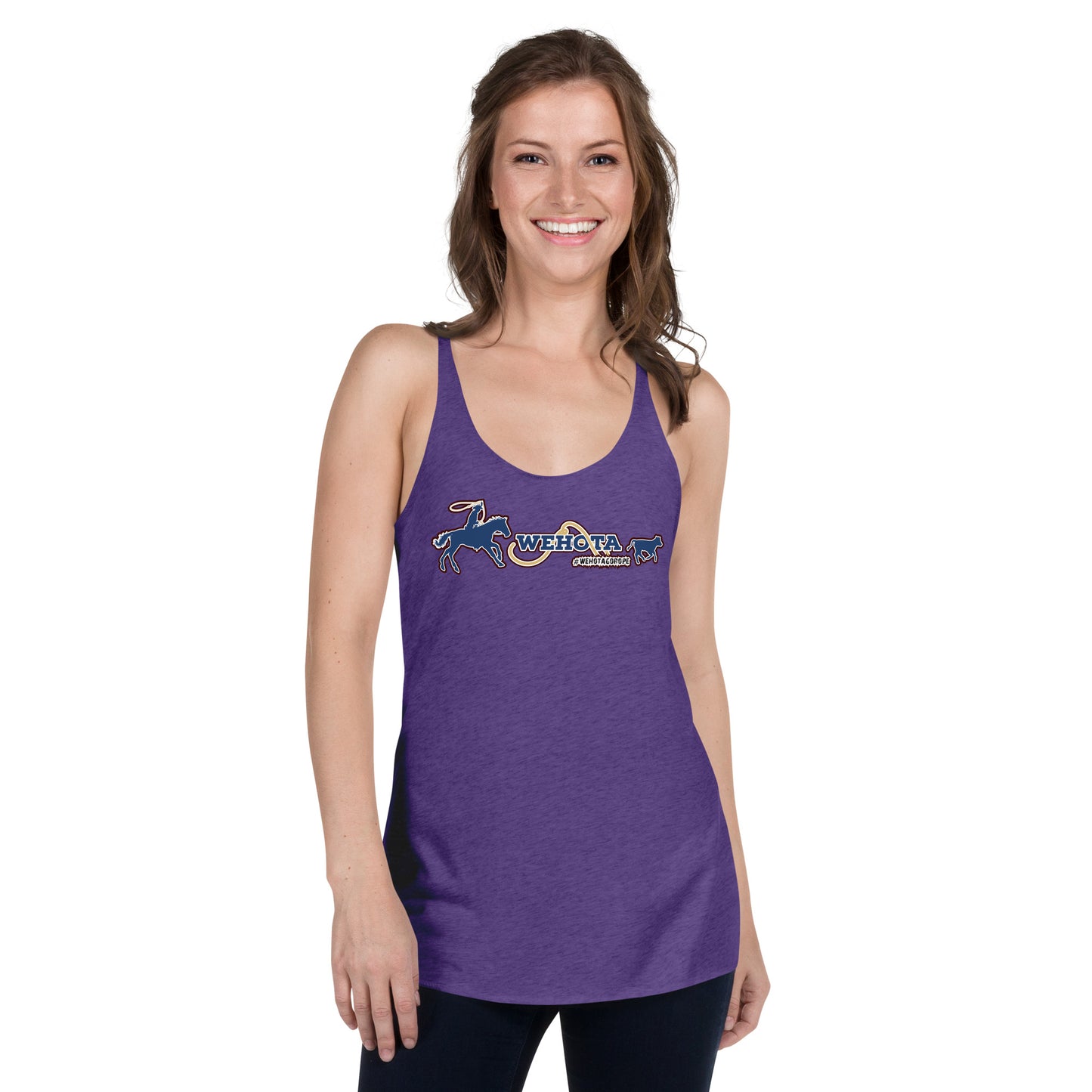 Women's Racerback Tank Wehota Roping