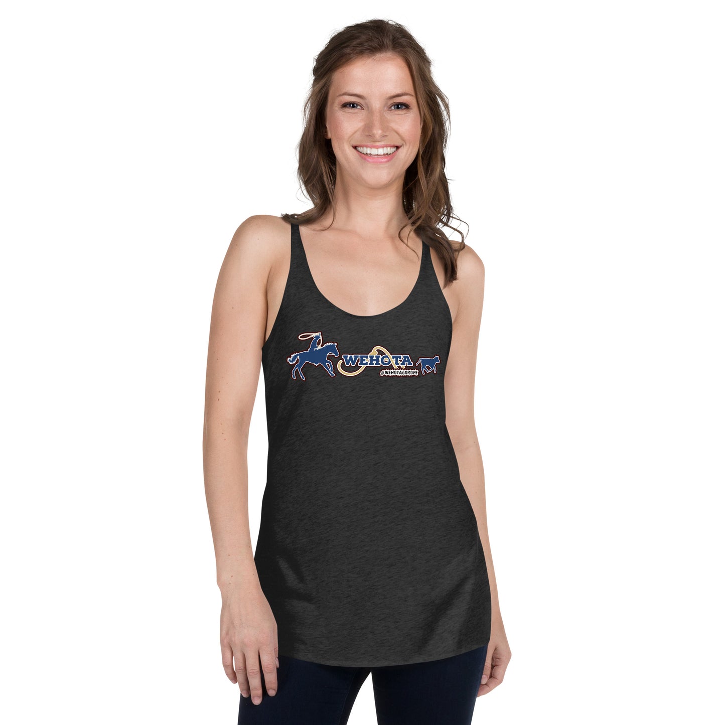 Women's Racerback Tank Wehota Roping