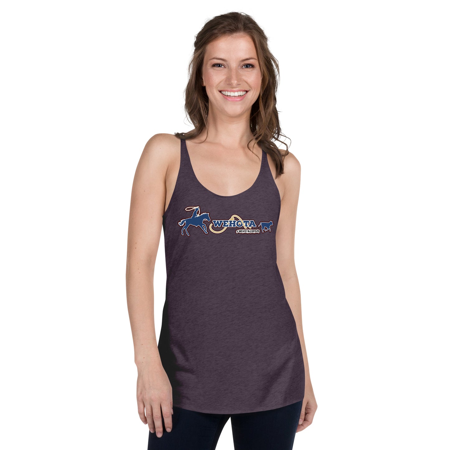 Women's Racerback Tank Wehota Roping
