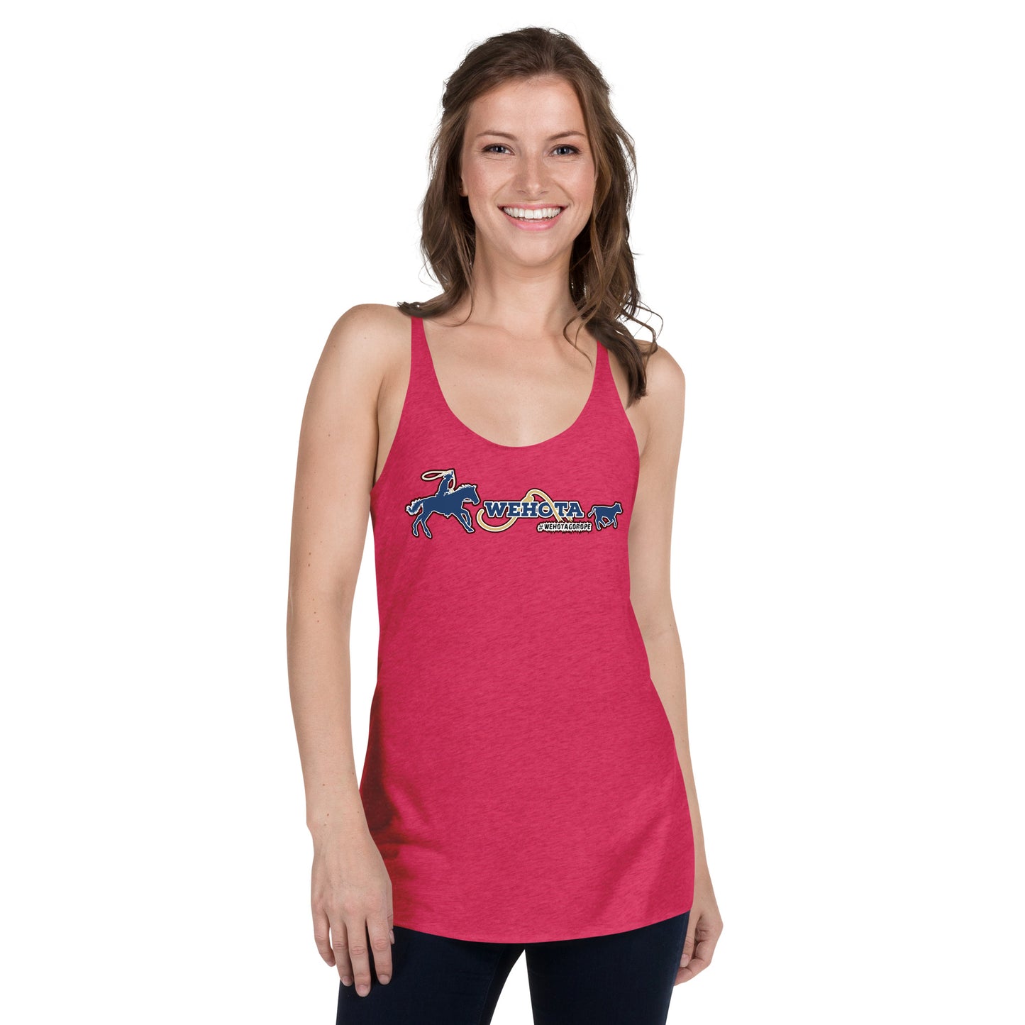 Women's Racerback Tank Wehota Roping