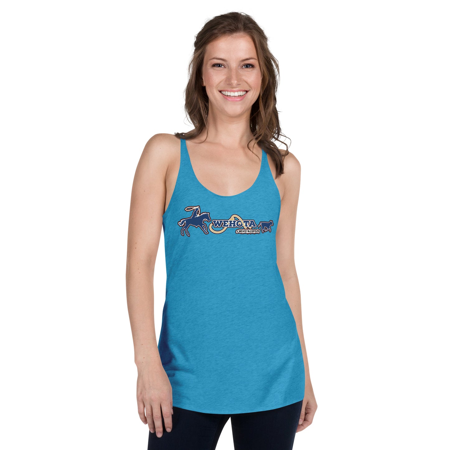 Women's Racerback Tank Wehota Roping