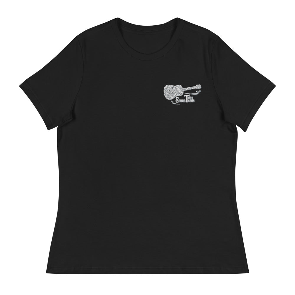 Women's Relaxed T-Shirt with embroided TSM Logo on front
