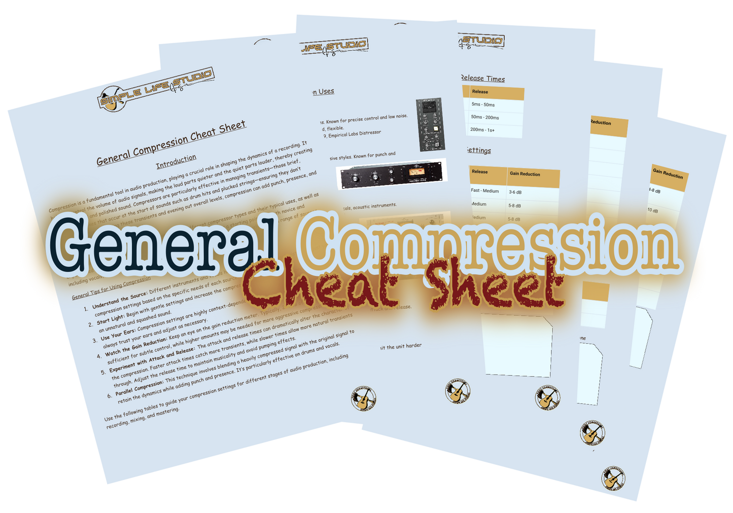 General Compression Cheat Sheet