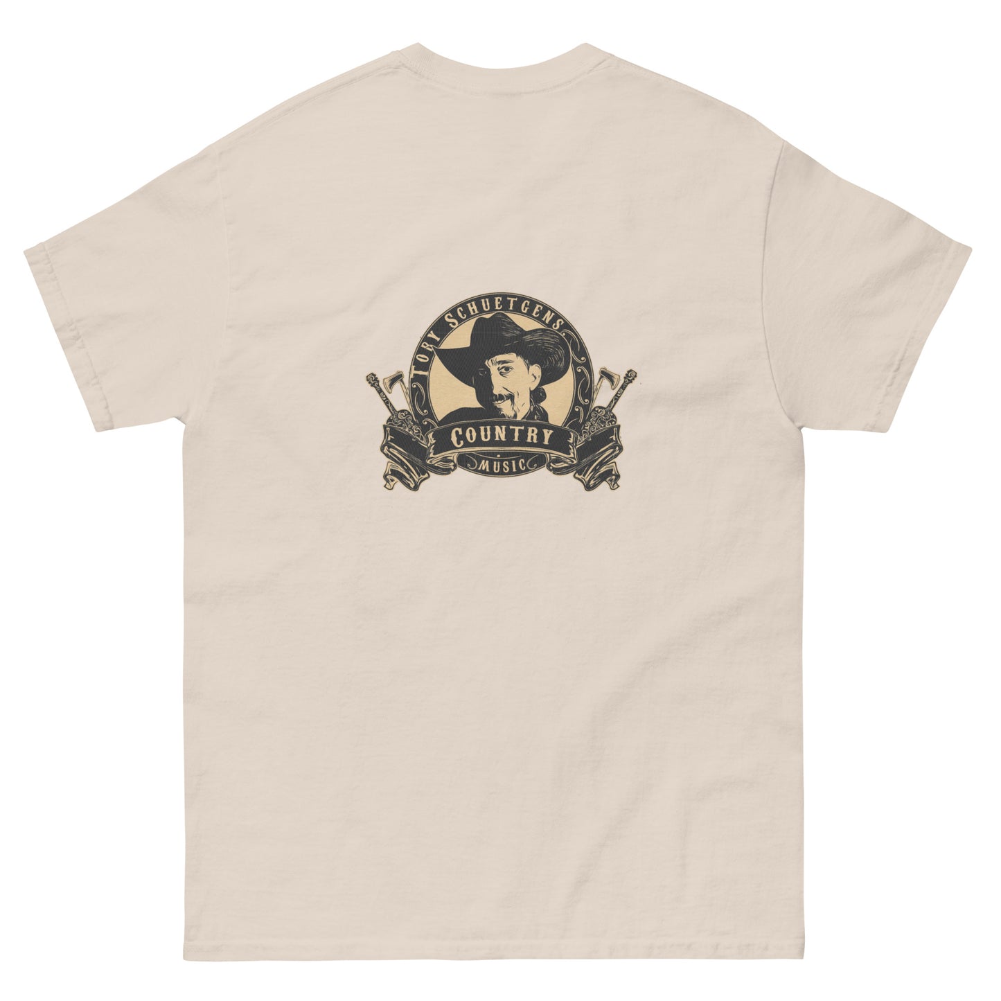 Men's classic tee "Guitar & Axe"