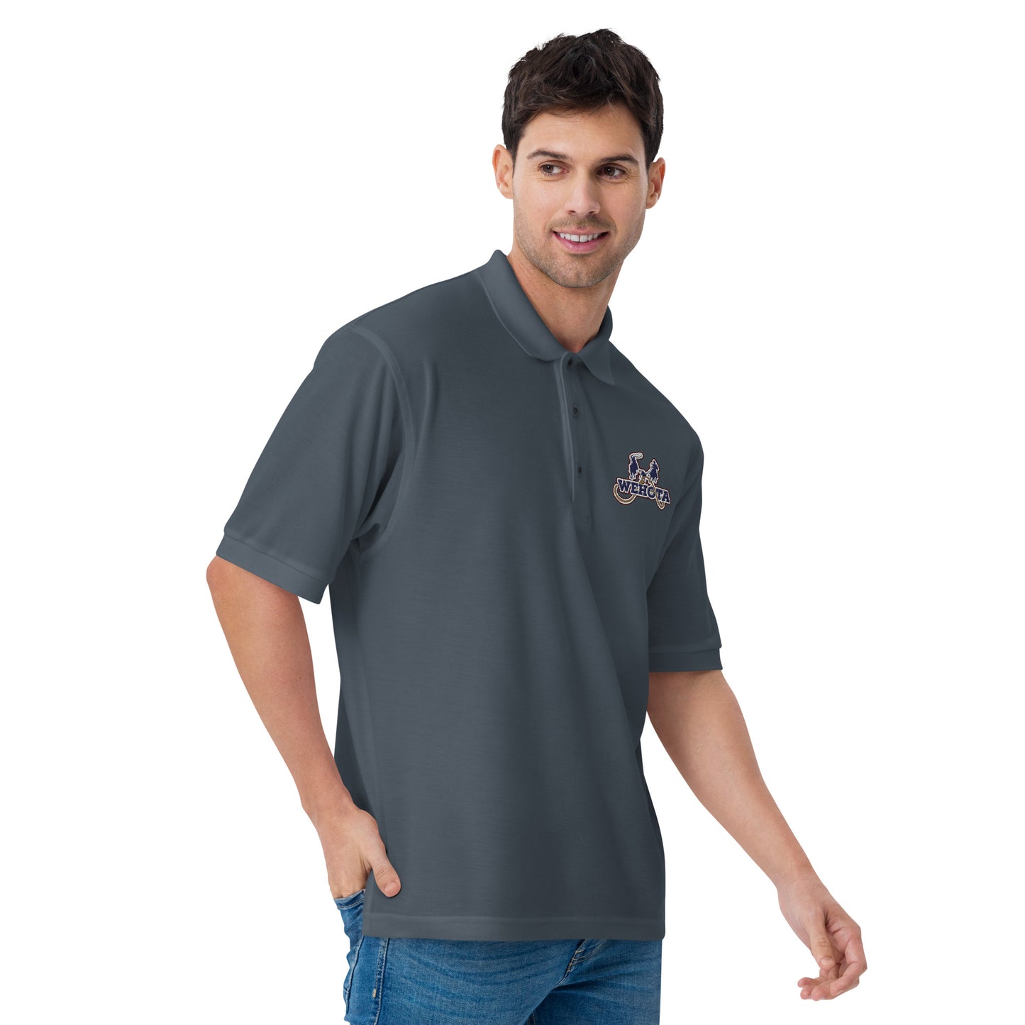 Men's Premium Polo Wehota Roping