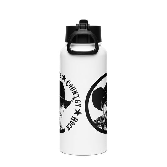 Stainless steel water bottle with a straw lid TSM