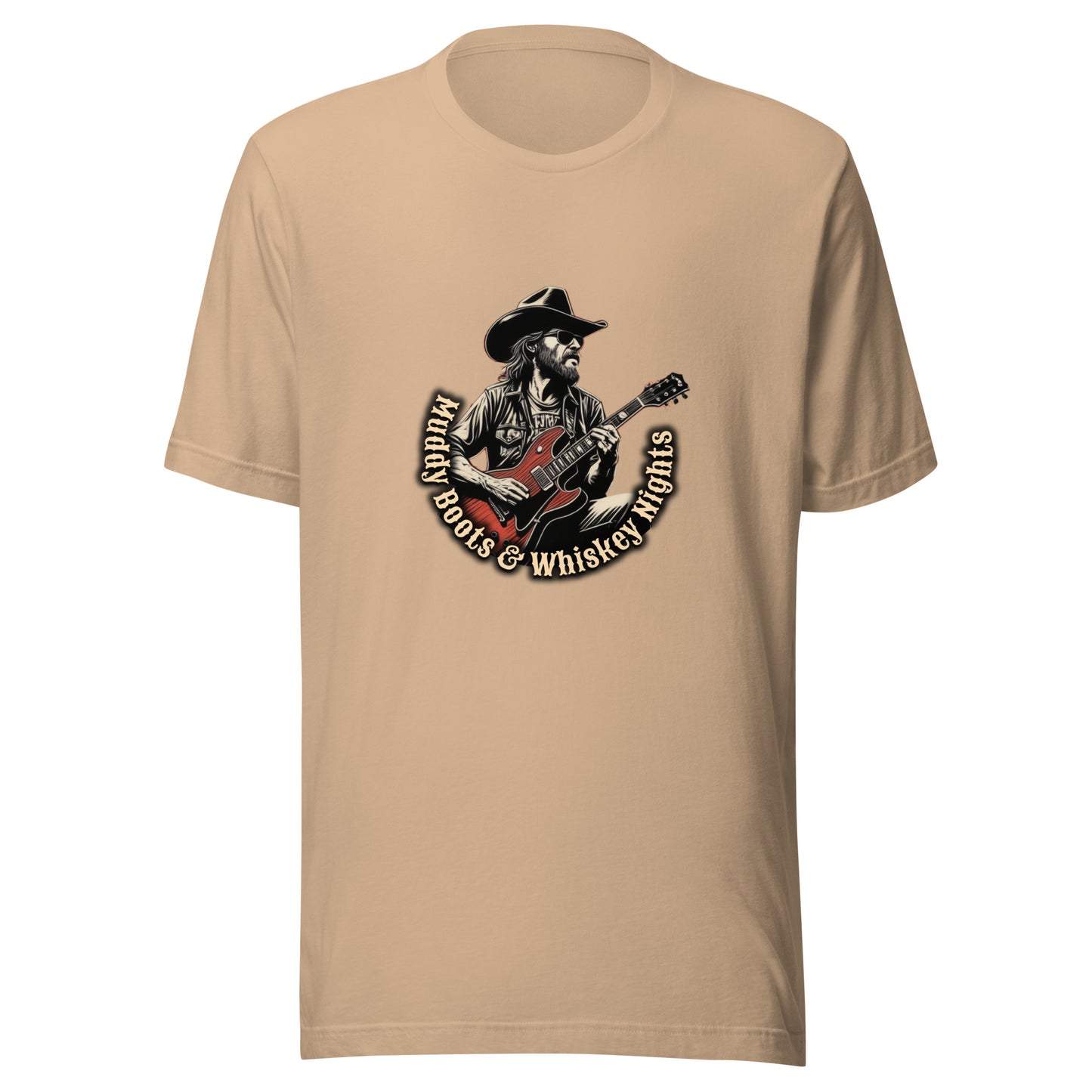 Unisex t-shirt 'Southern Rock' 'Muddy Boots & Whiskey Nights'