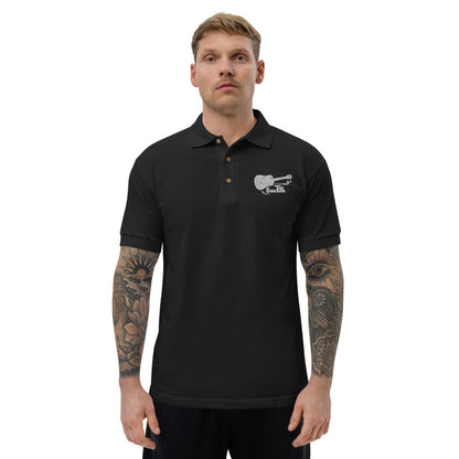 Besticktes Poloshirt mit TSM-Logo auf der Vorderseite