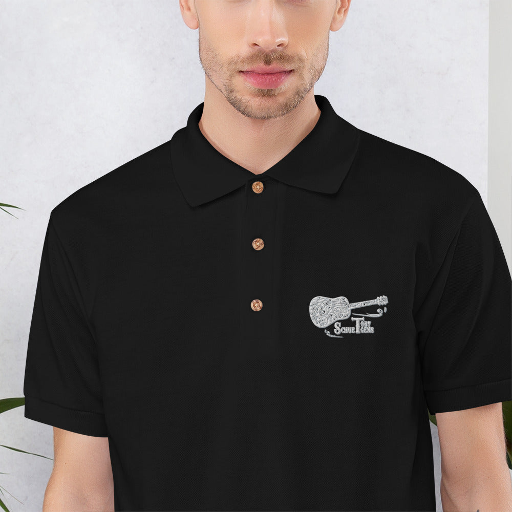 Besticktes Poloshirt mit TSM-Logo auf der Vorderseite