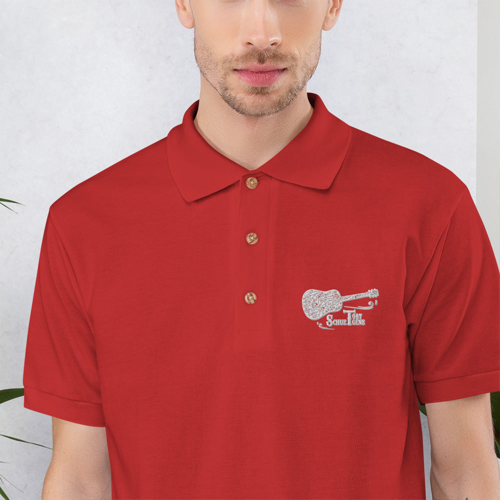 Besticktes Poloshirt mit TSM-Logo auf der Vorderseite