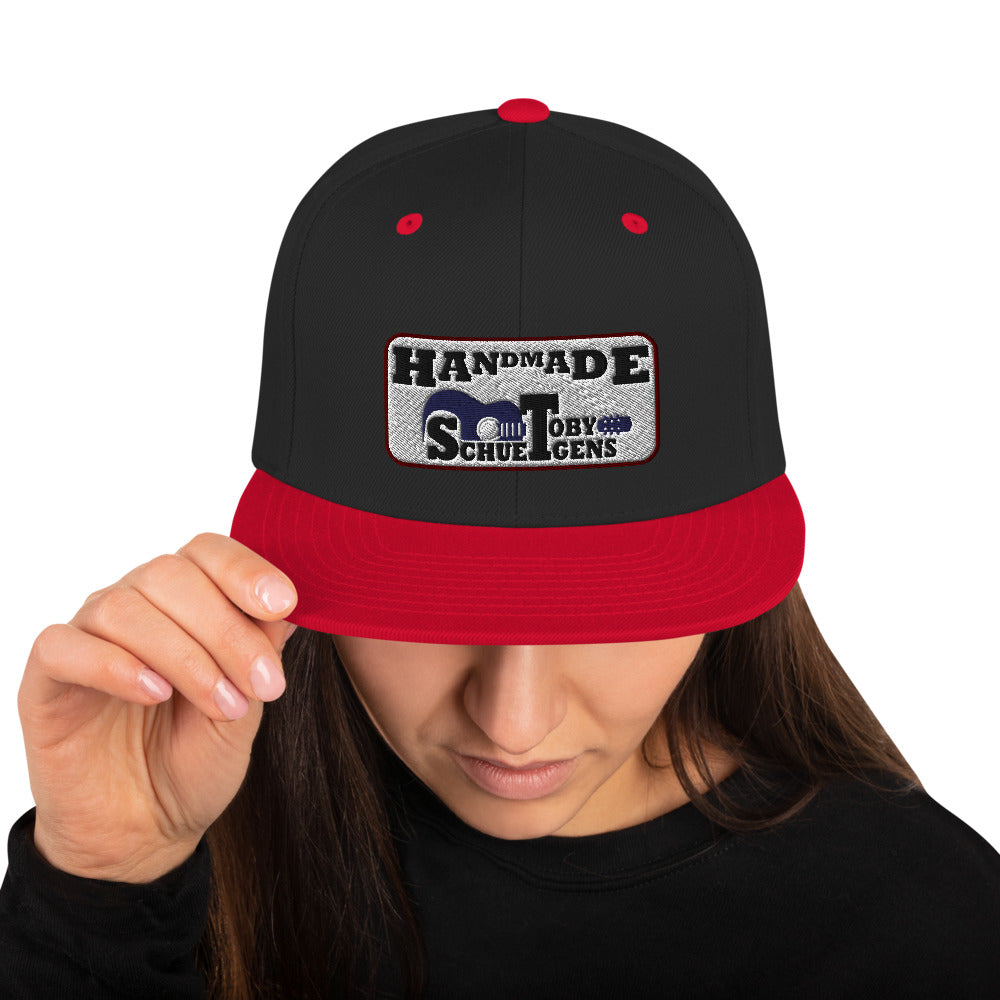 Snapback-Mütze "Handmade" + Logo