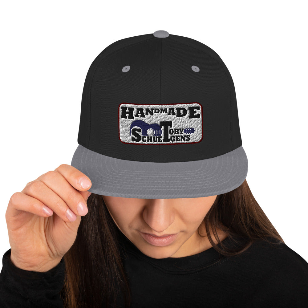 Snapback-Mütze "Handmade" + Logo