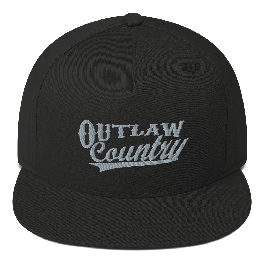 Flat Bill Cap "Outlaw Country" dezent