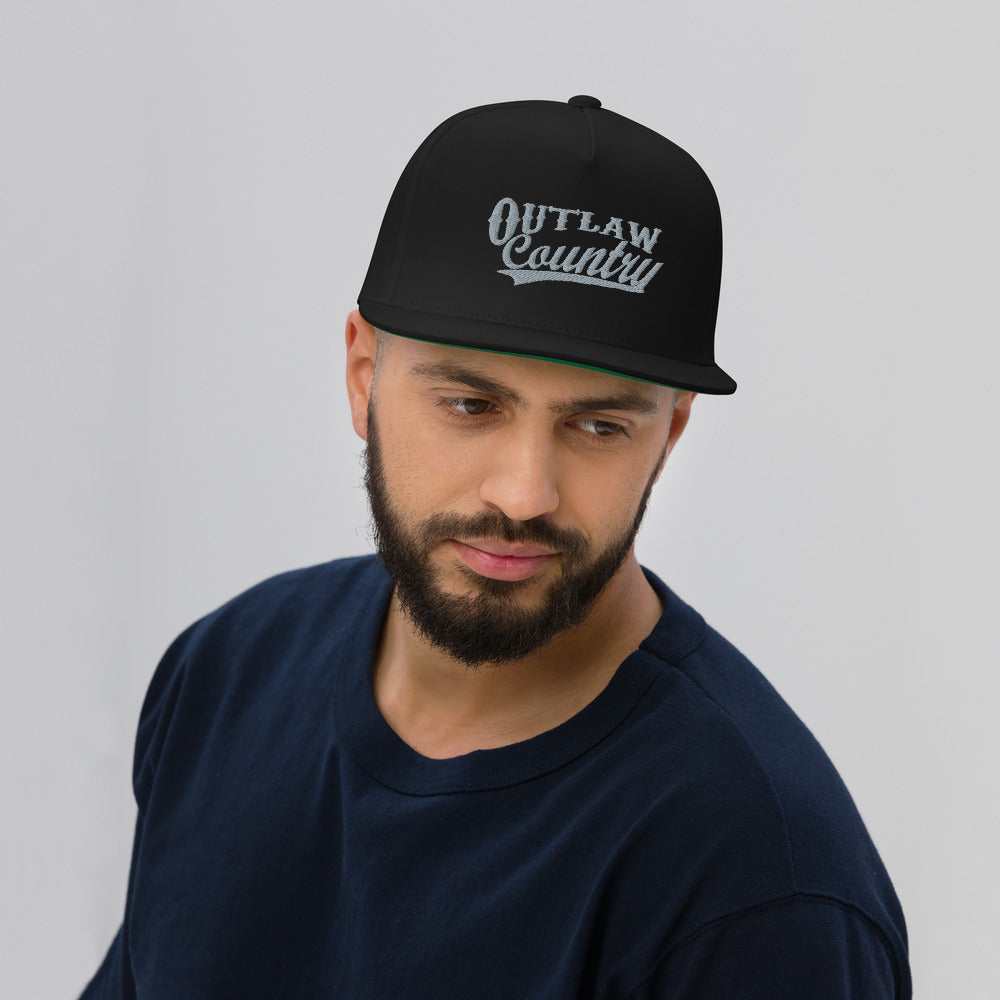 Flat Bill Cap "Outlaw Country" dezent
