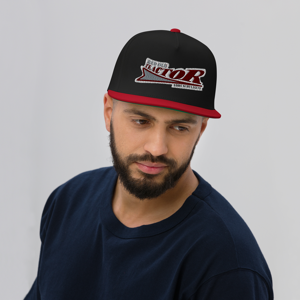 Flat Bill Cap "Roter alter Traktor"