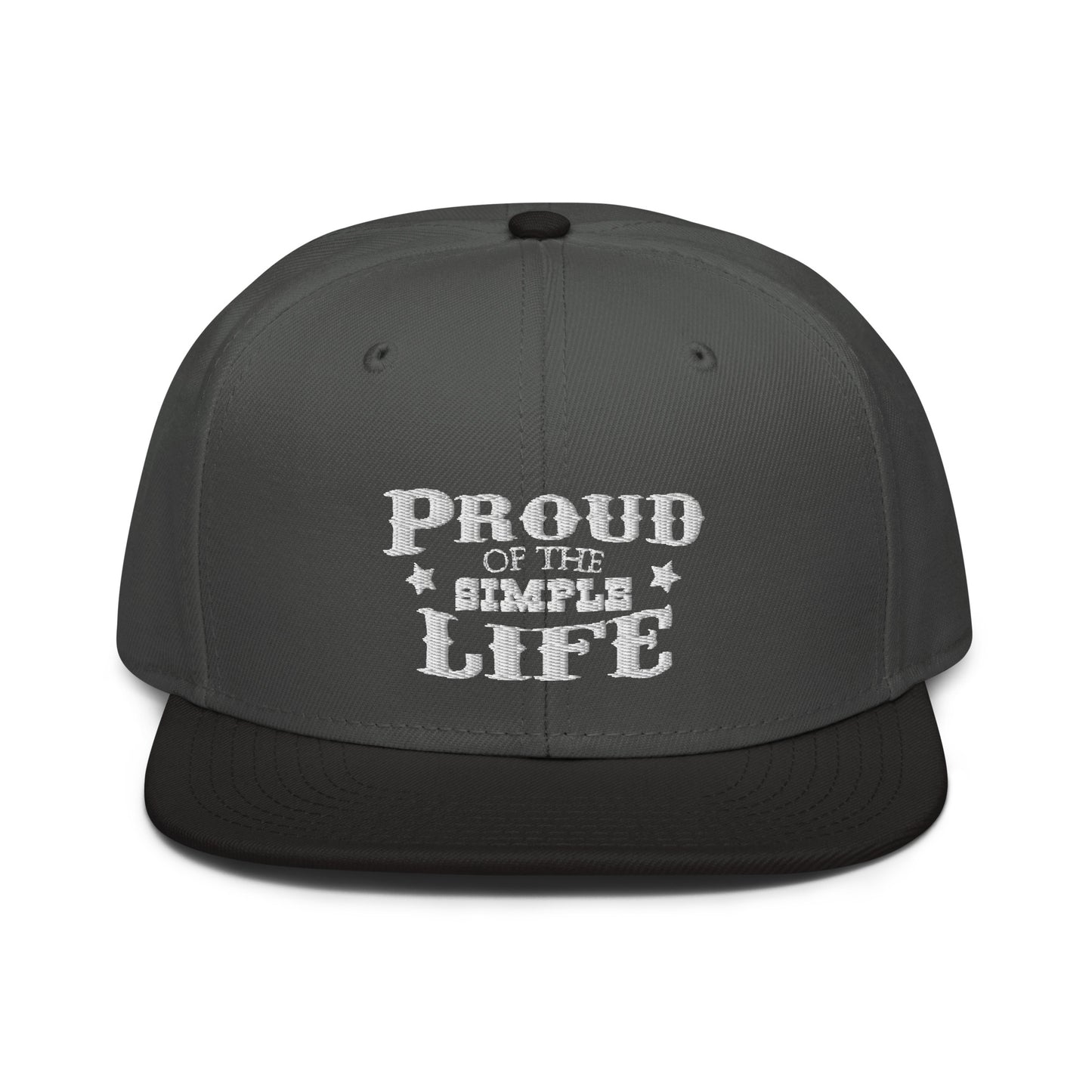 Snapback Hat "Proud Of The Simple Life"