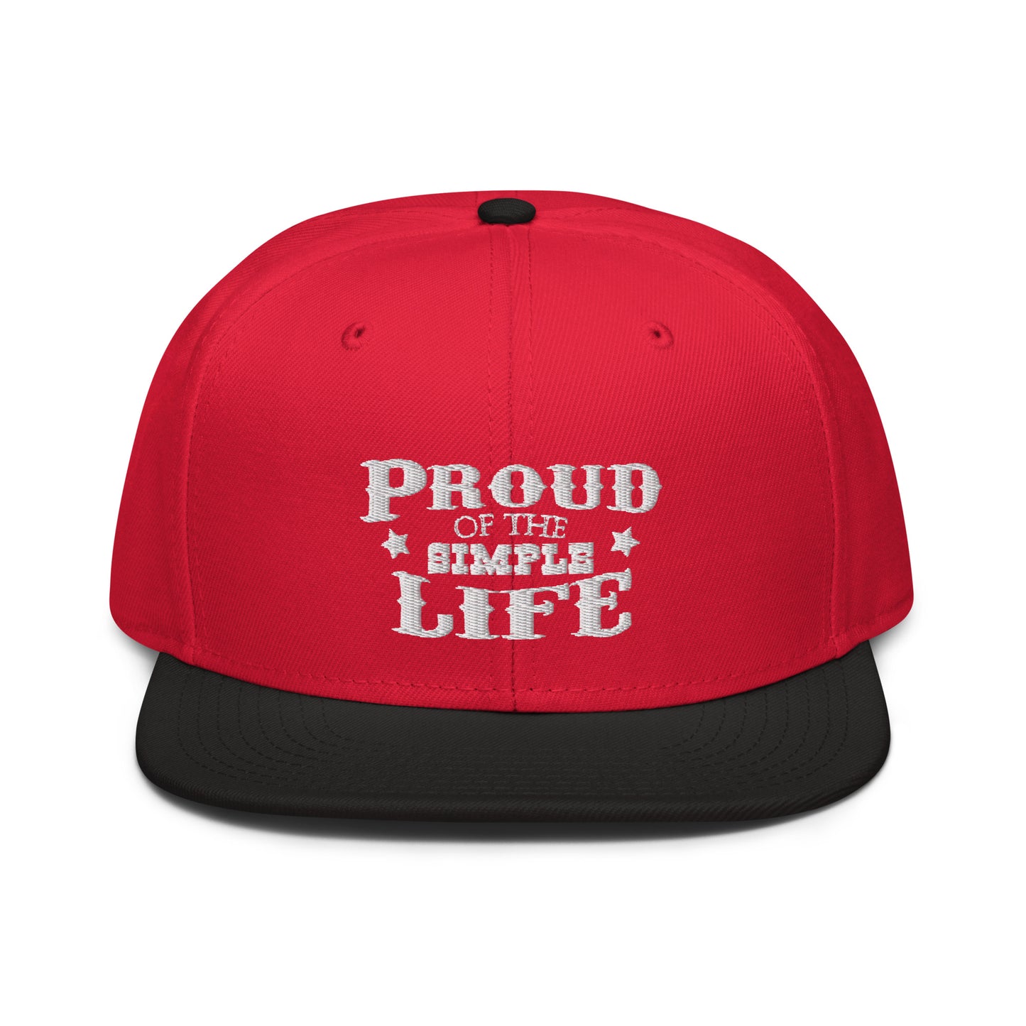 Snapback Hat "Proud Of The Simple Life"