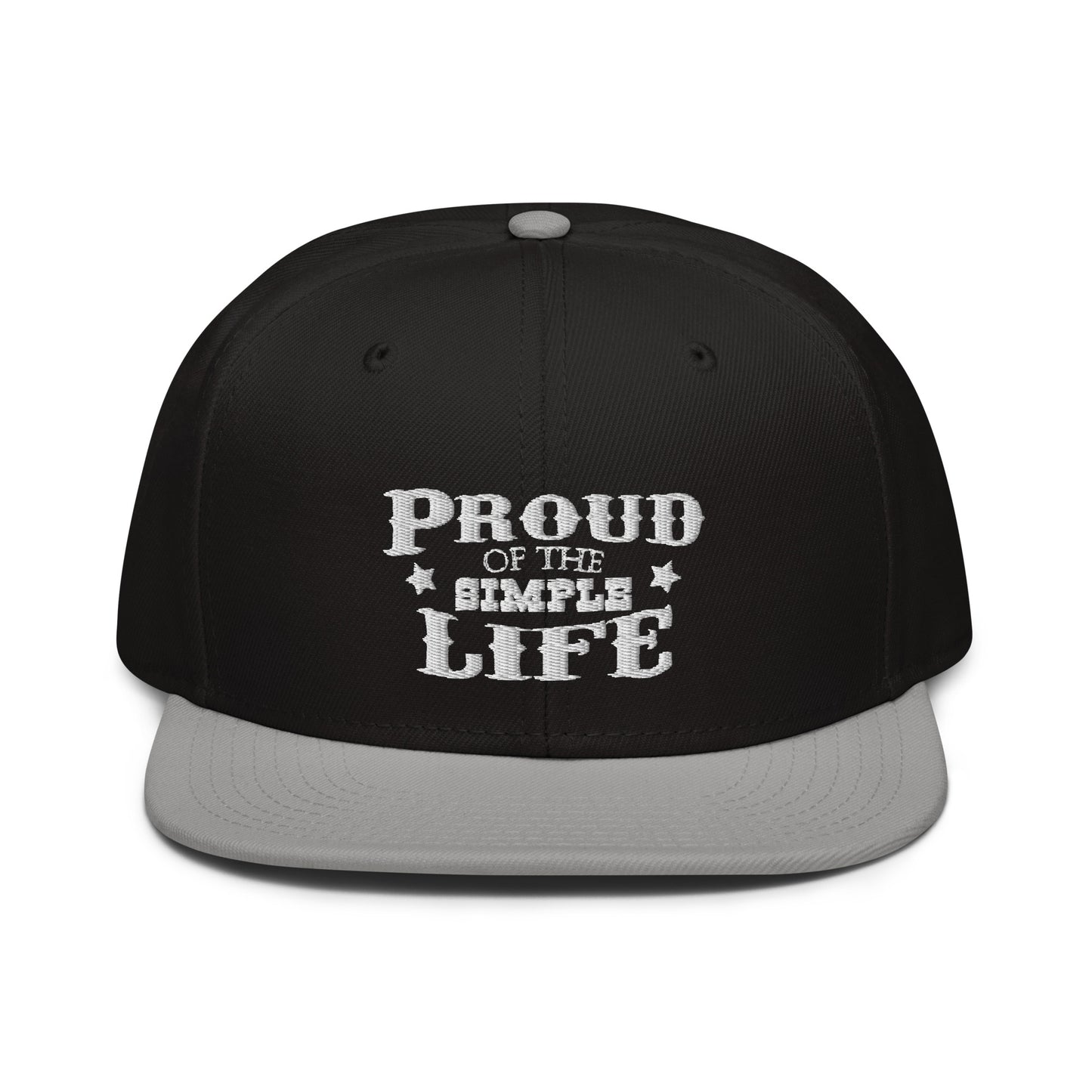 Snapback-Mütze „Stolz auf das einfache Leben“