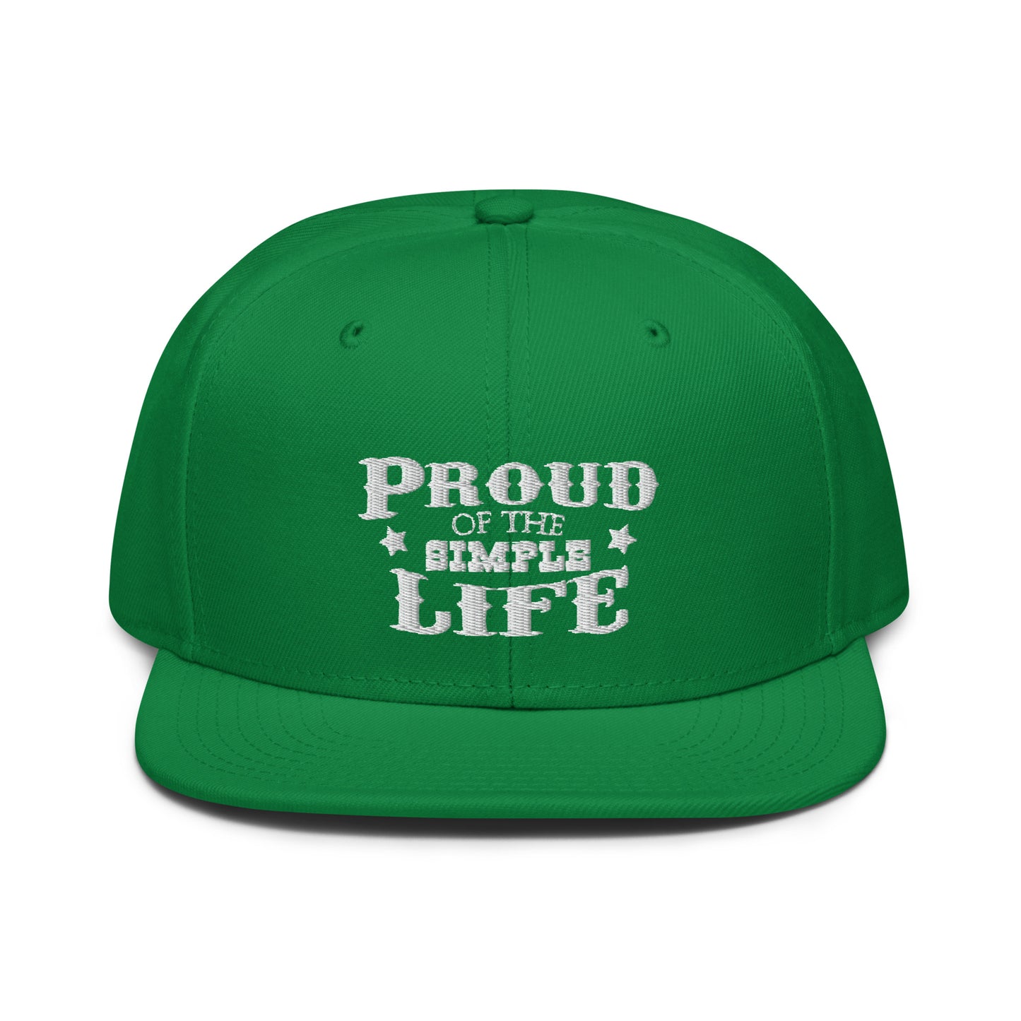 Snapback-Mütze „Stolz auf das einfache Leben“