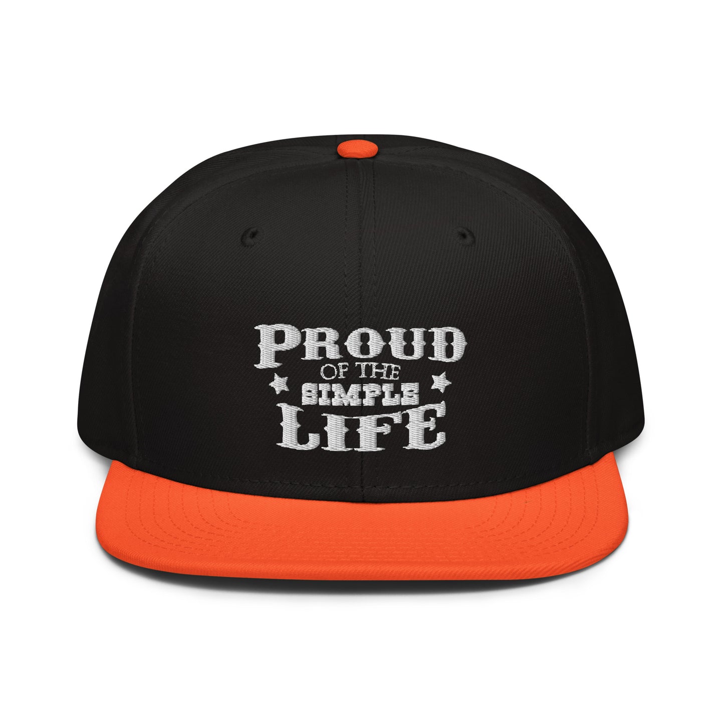 Snapback Hat "Proud Of The Simple Life"