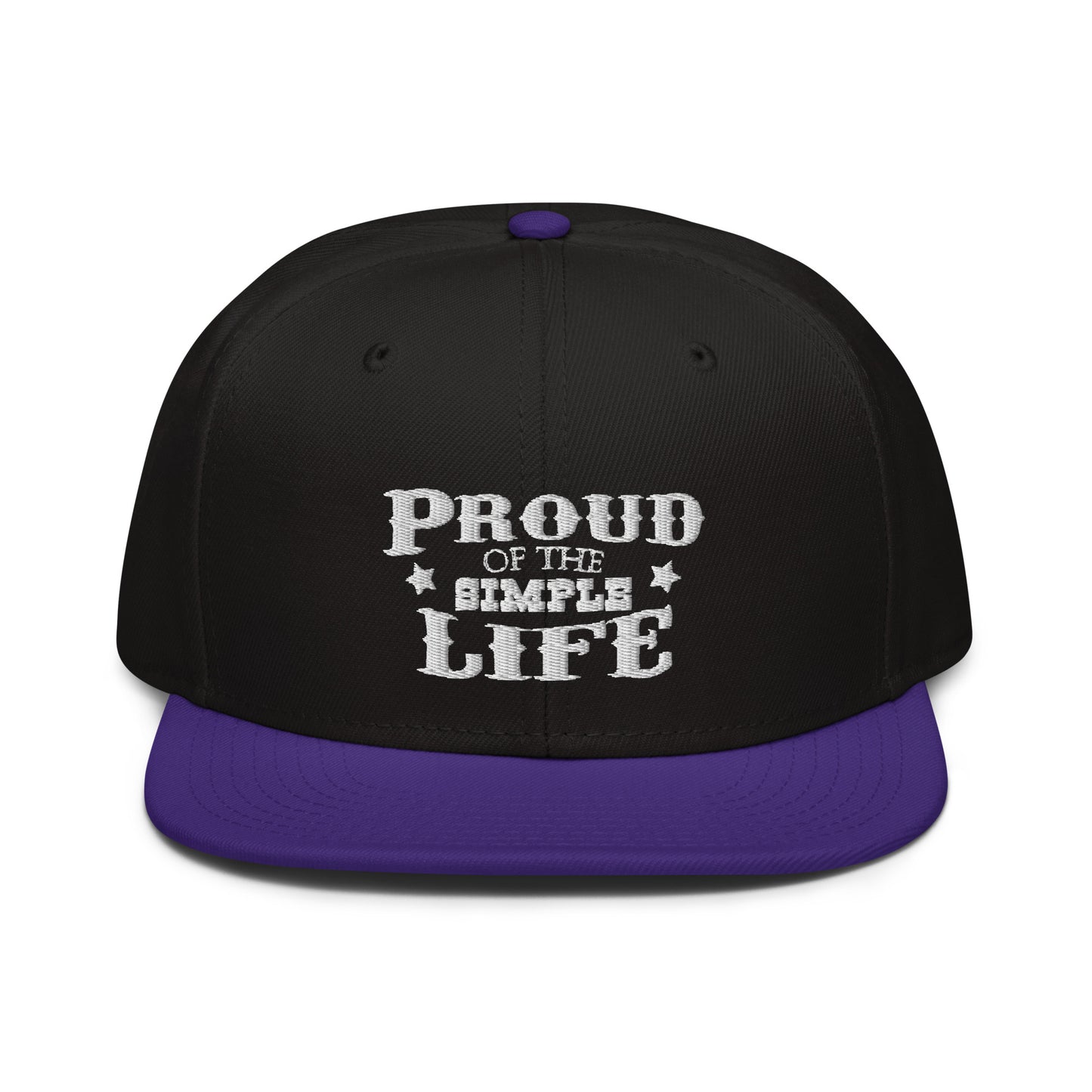 Snapback Hat "Proud Of The Simple Life"