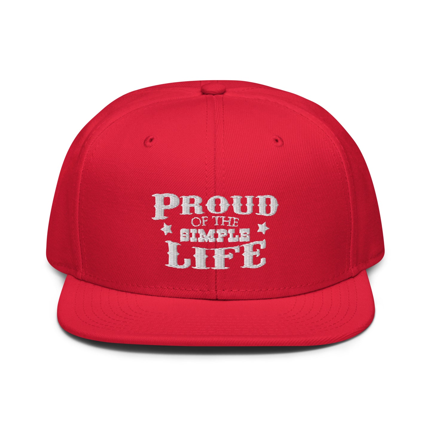 Snapback Hat "Proud Of The Simple Life"