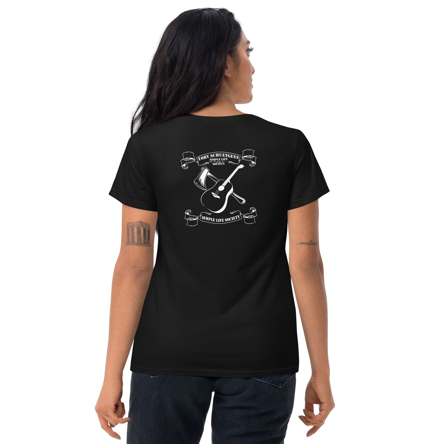 Women's short sleeve t-shirt "TS Simple Life Society"