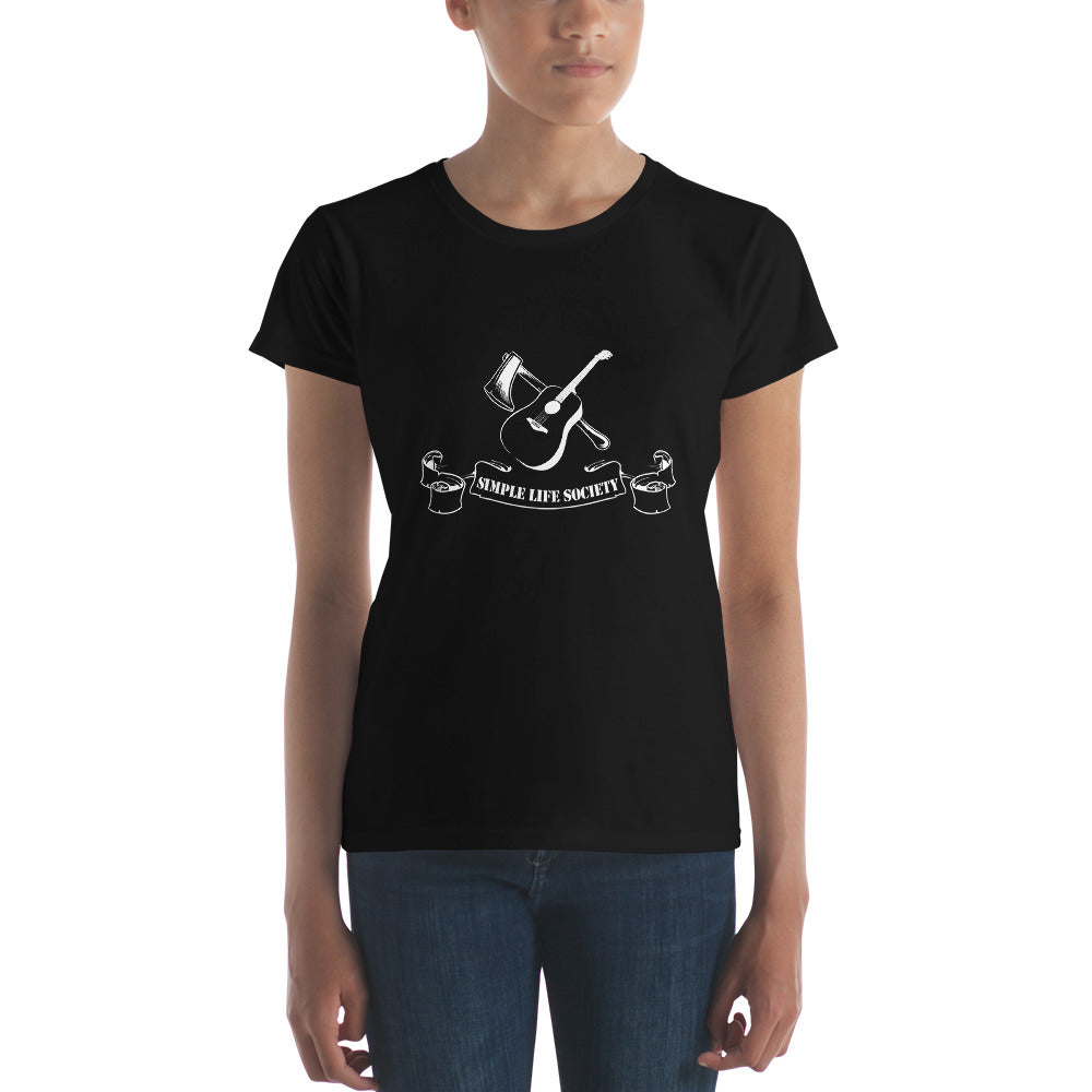 Women's short sleeve t-shirt "TS Simple Life Society"